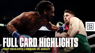 FULL CARD HIGHLIGHTS  Demetrius Andrade vs Jason Quigley [upl. by Mohorva450]