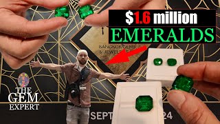 16 Million Emeralds at Gemshow in Bangkok Thailand [upl. by Nirad158]