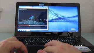 Toshiba Satellite U845W widescreen ultrabook review [upl. by Eivets]