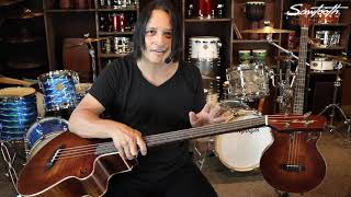 Sawtooth Rudy Sarzo Fretless Acoustic Electric Bass Demo w Robbie Crane of Black Star Riders [upl. by Uliram]