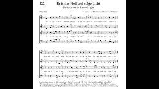 Bach Hymnbook 422 BWV 1256 Es ist das Heil und selge Licht [upl. by Bambi709]