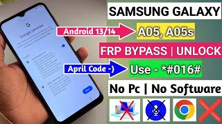 Without PC  Samsung A05 A05s FRP Bypass 2024 Android 1314 Update  TalkBack Not Working [upl. by Danie]