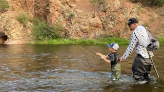 Aug15 Colorado Colton’s first camping amp flyfish trip [upl. by Elimaj]