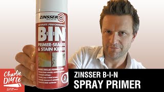 Zinsser BIN Aerosol  the Best Spray Primer for DIYers [upl. by Viking767]