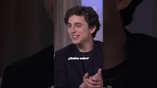 ¡AYYY Tan lindo ThimothéeChalamet nosotros te contratamos [upl. by Krigsman]