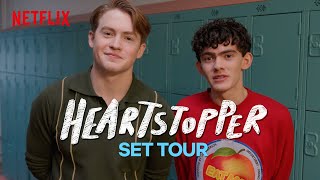 Heartstopper Set Tour With Kit Connor and Joe Locke  Netflix [upl. by Ehcsrop]