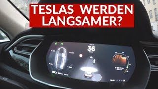 Tesla Model S Slow Mode Test  Reifenwechsel [upl. by Yasnil25]