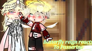 Butterfly reign reacts to Passerine 1  Gacha Mcyt [upl. by Ahsimet705]