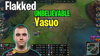 🔍 Flakked UNBELIEVABLE Yasuo in Challenger EUROPE 🌟 [upl. by Rimidalb]