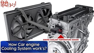 How Does Car Engine Cooling System works  Water cooling  animation  P0115  P0116  P0117  ECT [upl. by Ahseinet380]