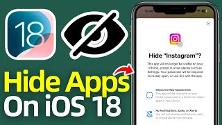 How to Hide Apps on iPhone iOS 18 [upl. by Keyser]