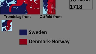 Great Northern War The Eleven Years War Every Day [upl. by Notsgnal659]