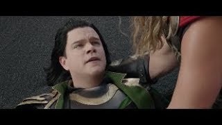 THOR RAGNAROK MATT DAMON SCENE FUNNY [upl. by Namus]