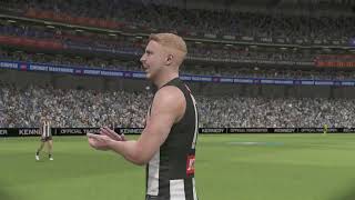 2024 AFL Premiership Season Round 21Magpies Vs Blues [upl. by Vernice851]