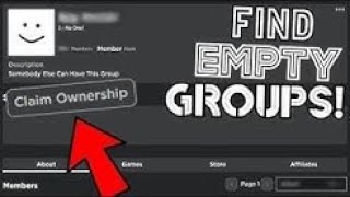 Unclaimed Group Finder [upl. by Esil]