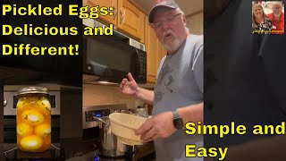 Pickled Eggs Made Easy Delicious Mustard Dill Recipe [upl. by Griffith]