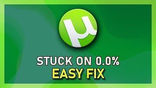 uTorrent  Torrent Stuck on Checked 00 FIX [upl. by Casaleggio]