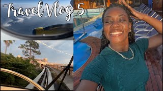 Travel Vlog 5  Orlando Florida  Cancelled Flights  Long Travel Day  I’m Exhausted  VibrantPeace [upl. by Aleira]