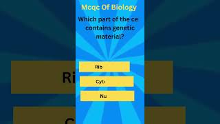 Mcqc Of Biologyshorts css pms nts exams mcqs [upl. by Ylatfen]