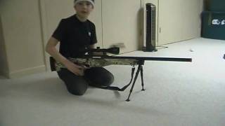 LEAPERS UTG L96 AIRSOFT SNIPER RIFLE REVIEW [upl. by Daeriam]