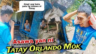 🇵🇭TATAY ORLANDO BINISITA NAMIN MAY BABAENG NASA LOOB NG BAHAY NIYA  AGE DOENST MATTER DAW SA LOVE [upl. by Sterling]