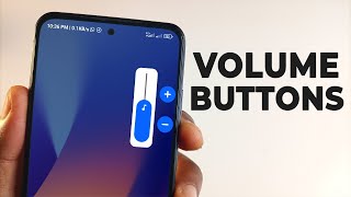 How To Add Volume Buttons on Screen on Android  Volume Button App [upl. by Vyner]