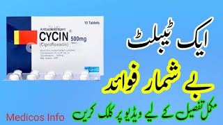 Cycin 500mg tablets  Cycin 500mg tablets uses in Detail  benefits amp side effects in urdu [upl. by Antons828]