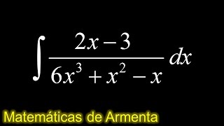 integracion por fracciones parciales ejemplo 24 [upl. by Oirottiv]