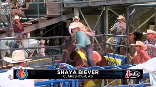 Shaya Biever 29s  2024 Utahs Days of 47 Rodeo [upl. by Socha]