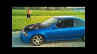 95 Civic Coupe GSR Swap [upl. by Lull84]