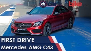 MercedesAMG C43 First Drive  NDTV CarAndBike [upl. by Nylsor]