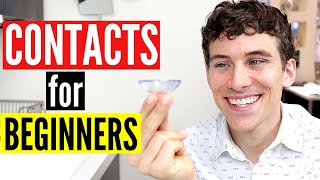 Contact Lenses for Beginners  How to Put in Contacts [upl. by Linehan]