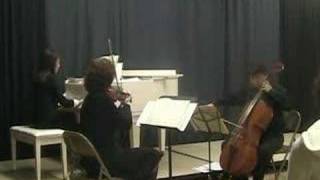 Intermezzo by P Mascagni  performed by JLMA Piano Trio [upl. by Noswad425]