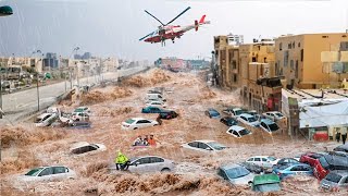 Most Horrific Floods in Saudi Arabia The Whole World is Shocked by these Natural Disasters [upl. by Eesdnil558]