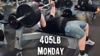 I Bench 405lb A Powerlifters Journey Week 8 [upl. by Sanchez318]