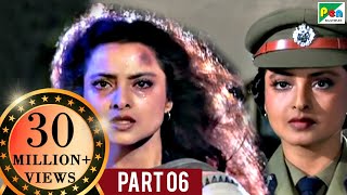 Phool Bane Angaray 1991   Rekha Rajinikanth  Hindi Movie Part 6 of 9 [upl. by Fransis]