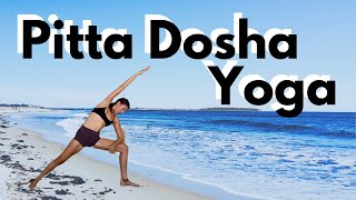 Pitta dosha pacifying yoga ☀️Solar Plexus Chakra Yoga Poses 🧘🏾‍♀️Hatha yoga class [upl. by Eelaras]