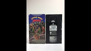 Opening of Little Shop of Horrors 1987 1988 Reprint VHS [upl. by Melicent22]