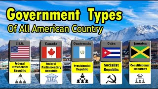 Government Types of all American Countries [upl. by Nyleuqaj514]