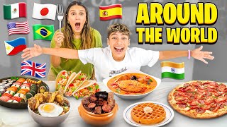 EATING Foods From all Over the WORLD [upl. by Kliment]