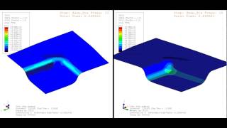 Deep drawing example on damage and failure criteria with Abaqus Explicit [upl. by Liponis986]