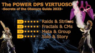 Power DPS Virtuoso  Makes Fractals Easy  Secrets of the Obscure GW2 Guide [upl. by Wexler355]