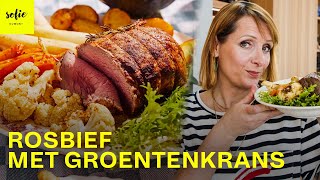 Rosbief in de Airfryer met krielpatatjes groenten en chimichurri  Sofie Dumont [upl. by Adnawal]