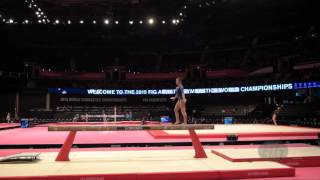 BULIMAR Diana Laura ROU  2015 Artistic Worlds  Qualifications Balance Beam [upl. by Niela]