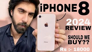 iPhone 8 in 2024  After 7 Years Review  Price amp Clear Details [upl. by Ayotak]