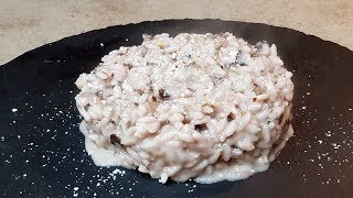 RISOTTO CON RADICCHIO E GORGONZOLA  FoodVlogger [upl. by Lynnworth]