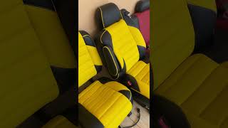 Best Custom Seats 2024 Full Interior Package Yellow amp Black at Jvsp Car Interior Designers [upl. by Aronid]