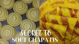 5 THINGS THAT MAKE CHAPATIS SUPER SOFT How to make soft Malenge Chapati WITH COLD WATER [upl. by Benedick]