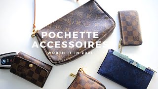 LOUIS VUITTON POCHETTE ACCESSOIRES  WORTH IT [upl. by Alleahcim]