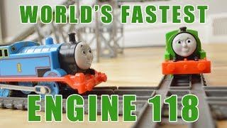 The Worlds Fastest Engine Race 118 Thomas and Friends Toy Trains [upl. by Allegra526]